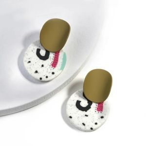Polymer clay earrings